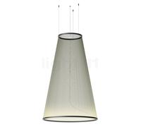 Vibia Array Lampada a sospensione LED conico, verde salvia - 190 x ø124 cm - 2.700 K - 1-10 V/Push