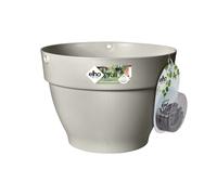 vibia campana hanging basket 26cm silky white elho