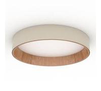Vibia Duo "circolare" Lampada a Soffitto - Promo 4872 ø 78,5 cm x 12,5 cm Crema DALI-2, 1-10V, Pulsante 2700 K Static White