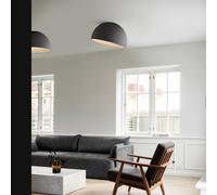 VIBIA Duo lampada a soffitto, LED, cupola, 487618/1B, Duo [Lampade per Interni > Lampade a Soffitto]