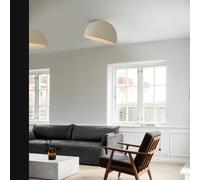 VIBIA Duo lampada a soffitto, LED, cupola, 487658/1B, Duo [Lampade per Interni > Lampade a Soffitto]