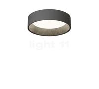 Vibia Duo Petra 4871 Lampada da soffitto LED, grafite - ø47,5 x 12,5 cm - 2.700 K - DALI/1-10 V/Push