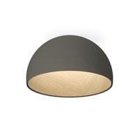 Vibia Duo "semisferica" piccola Lampada a Soffitto - Promo 4874 ø 35 cm x 19 cm Grafite 1-10V/Pulsante 2700 K Static White