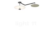 Vibia Flat Lampada da soffitto LED 2 fuochi, verde salvia - 106 cm - DALI/1-10 V/Push