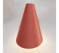 Vibia I.Cono 0720 applique, 28 cm, rosso-marrone Vibia