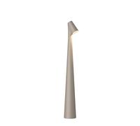 Vibia Lampada da tavolo a batteria a LED Africa, altezza 40 cm, beige scuro Vibia