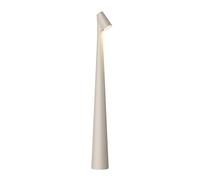 Vibia Lampada da tavolo a batteria a LED Africa, altezza 45 cm, beige chiaro Vibia