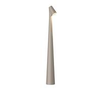Vibia Lampada da tavolo a batteria a LED Africa, altezza 45 cm, beige scuro Vibia