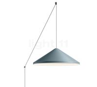 Vibia North Lampada a sospensione LED per il montaggio a parete, blu-grigio - 21 x ø60 cm