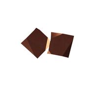 Vibia Origami Lampada da parete LED 2 fuochi, terracotta scura