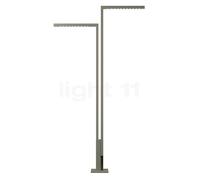 Vibia Palo Alto Luce a palo LED 2 fuochi, verde-grigio