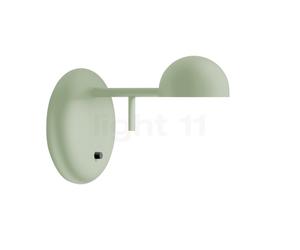 Vibia Pin Lampada da parete LED 1 fuoco, verde naturale - 11 x 15 cm