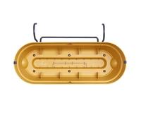 Vibia Rectangle Planter - Plastica - Tank - Ø50 - Miele giallo