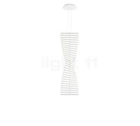 Vibia Rhythm Vertical Lampada a sospensione LED, bianco crema - 47 x 163,5 cm
