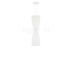 Vibia Rhythm Vertical Lampada a sospensione LED, bianco crema - 47 x 163,5 cm