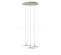 Vibia Skan Lampada a sospensione LED 3 fuochi, verde salvia - 1-10 V/Push