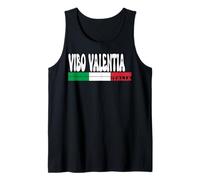 Vibo Valentia Città Italia Vintage Bandiera Italia Viaggi Amanti Canotta