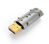 Viborg USB2.0 maschio tipo A connettore USB 4 pin connettore spina connettore Hi-End 24K placcato oro connettore USB con coperchio in lega per fai da te (tipo A)