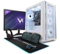 Vibox I-66 PC Gaming Fisso Completo • 22" Monitor • Ryzen 3 3200G 4,0GHz • Radeon Vega 8 • 16GB RAM • 1TB SSD • Linux OS • WiFi