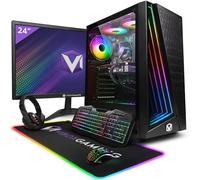 Vibox II-106 PC Gaming Completo • Schermo da 23 pollici • Intel Core i5 10400F 6 cores • Nvidia RTX 5060 Ti 8GB • 16GB RAM • 1TB SSD • Windows 11 • WiFi