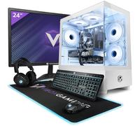 Vibox II-142 PC Gaming Fisso Completo • 23" Monitor • Core i5 10400F 4,3GHz • RTX 5060 Ti 8GB • 16GB RAM • 1TB NVMe SSD • Windows 11 • WiFi