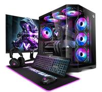 Vibox IV-354 PC Gaming Fisso Completo • 27" Monitor • Ryzen 7 5700X 4,6GHz • Radeon RX 9070 XT 16GB • 32GB RAM • 1TB NVMe M.2 SSD • Windows 11 • WiFi