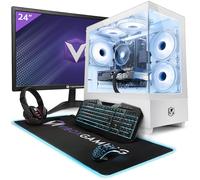 Vibox V-178 PC Gaming Fisso Completo • 23" Monitor • Ryzen 5 5500 4,2GHz • RTX 5060 Ti 8GB • 16GB RAM • 1TB SSD • Windows 11 • WiFi