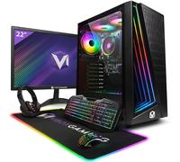 Vibox VI-20 PC Gaming Fisso Completo • 22" Monitor • Ryzen 3 3200G 4,0GHz • Radeon Vega 8 • 16GB RAM • 480GB SSD • Windows 11 • WiFi
