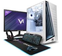 Vibox VI-48 PC Gaming Fisso Completo • 22" Monitor • Ryzen 3 3200G 4,0GHz • Radeon Vega 8 • 16GB RAM • 2TB HDD • 240GB SSD • Windows 11 • WiFi