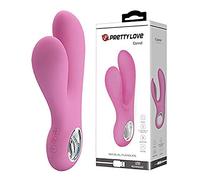 Pretty Love Vibratore Canrol USB Silicone morbido Rosa