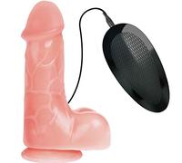Dildo realistico barbara vibro chair 21 cm - Profondità: 82 mm, Couleur: Nude, Rayon: Couple, Larghezza: 250 mm, Lunghezza: 129 mm