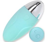 Vibradorador sexual femenino 8,5x3,5 cm - Massaggiatore intimo x donna con telecomando e 10 vibrazioni FOPS M76