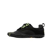 Vibram Donna FiveFingers V-Run Retro, Nero/Verde/Nero, 39.5/40 EU
