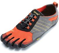 Vibram FiveFingers Trek Ascent - Scarpe da Arrampicata Basse Uomo, Grigio (Grey/Black/Orange), 40 EU