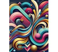 Vibrant Abstract Daily Planner: Over 3 months of daily pages