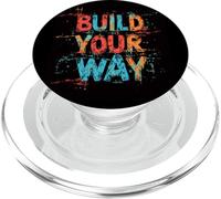 Vibrant Build your Way Statement per uomo e donna PopSockets PopGrip per MagSafe