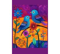 Vibrant Lovebirds Notebook: A Joyful Journal of Color and Expression: 120 Lined Pages with Artistic Watermark Illustrations | 6x9” Notebook for Journaling, Gratitude, or Creative Expression