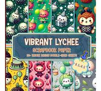 Vibrant Lychee Scrapbook Paper: Decorative Craft for Gift Wrapping, Card Making, and Mixed Media Projects
