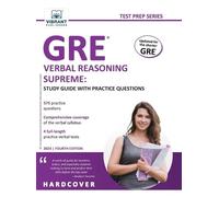 Vibrant Publish GRE Verbal Reasoning Supreme Study Guide with (Copertina rigida)