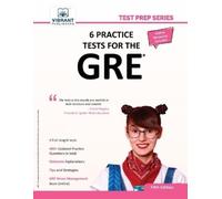 Vibrant Publishers 6 Practice Tests for the GRE (Tascabile) Test Prep