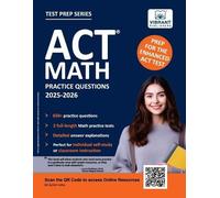 Vibrant Publishers ACT Math Practice Questions (Tascabile)