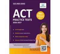 Vibrant Publishers ACT Practice Tests (Tascabile)