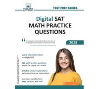 Vibrant Publishers Digital SAT Math Practice Questions (Tascabile) Test Prep