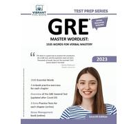 Vibrant Publishers GRE Master Wordlist (Tascabile) Test Prep