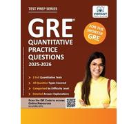 Vibrant Publishers GRE Quantitative Practice Questions (Tascabile) Test Prep
