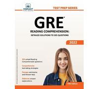 Vibrant Publishers GRE Reading Comprehension (Tascabile) Test Prep