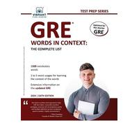 Vibrant Publishers GRE Words In Context (Tascabile)