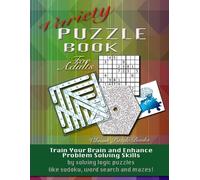 Vibrant Puzzle Books Variety Puzzle Book For Adults (Tascabile)