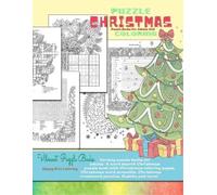 Vibrant Puzzle CHRISTMAS puzzle books for adults and coloring. Vari (Tascabile)