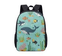 Vibrant Rocket Planet Space Zaino da 43 cm per bambini Galaxy Star Zaino per la scuola per ragazzi e ragazze Zaino da viaggio per lo spazio esterno, 07, L, Minimalista